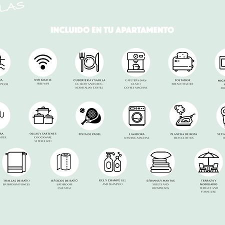 Genial Apartamento En 1A Linea De Playa Con Piscina 阿尔姆尼卡 外观 照片