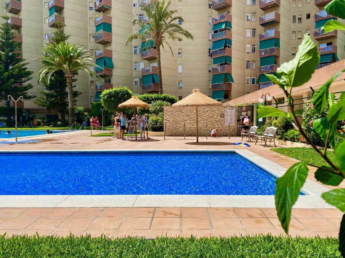 Genial Apartamento En 1A Linea De Playa Con Piscina 阿尔姆尼卡 外观 照片