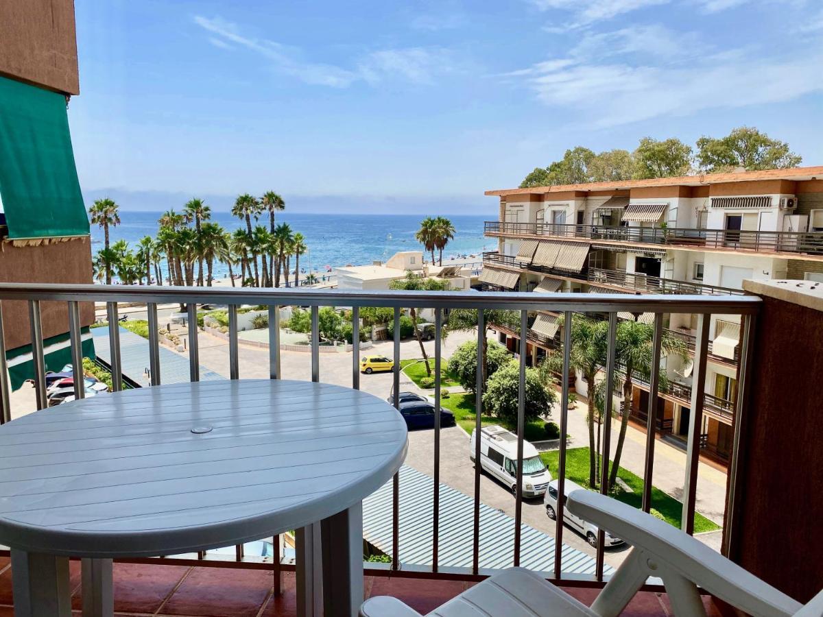 Genial Apartamento En 1A Linea De Playa Con Piscina 阿尔姆尼卡 外观 照片