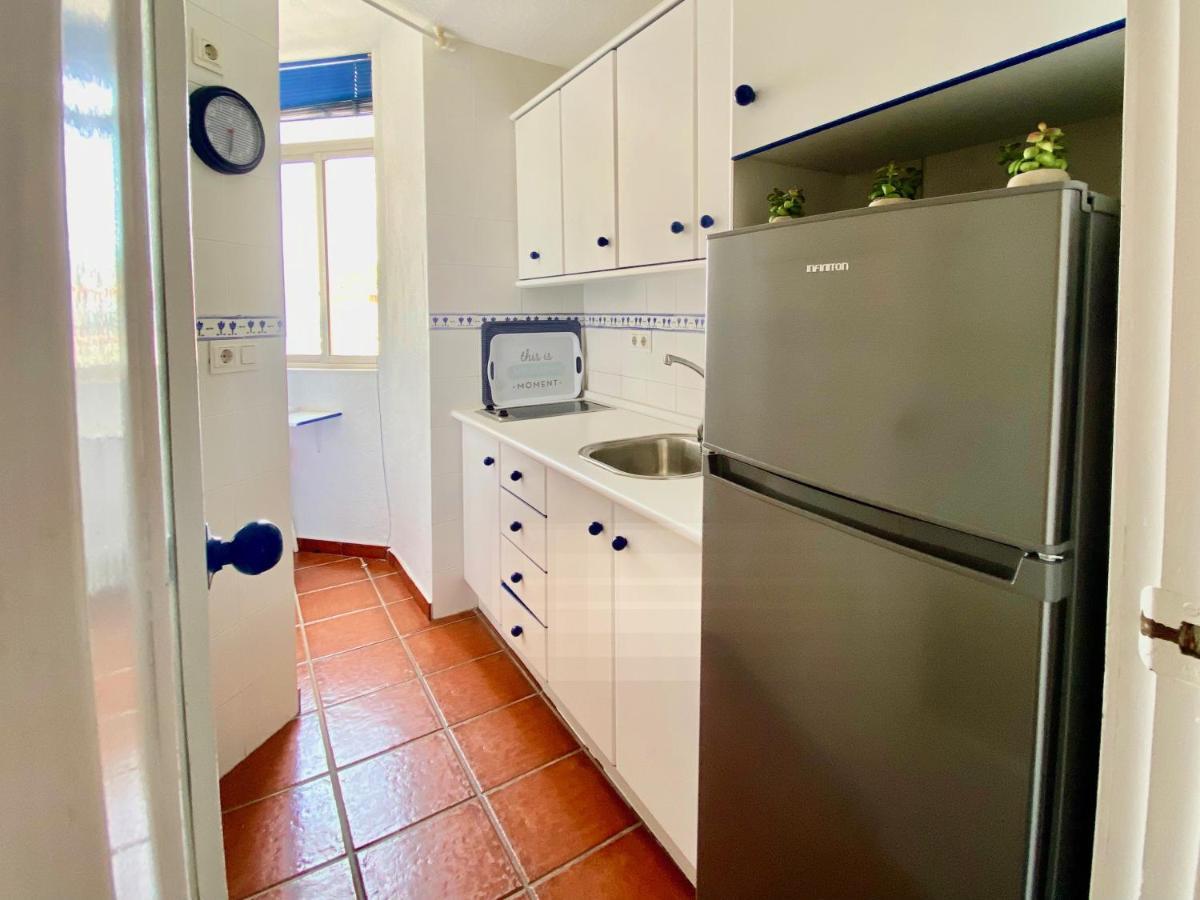 Genial Apartamento En 1A Linea De Playa Con Piscina 阿尔姆尼卡 外观 照片