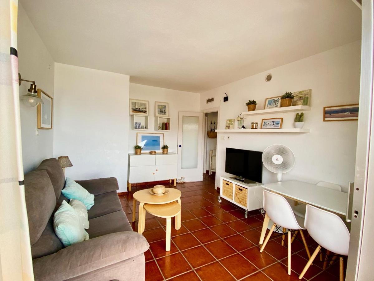 Genial Apartamento En 1A Linea De Playa Con Piscina 阿尔姆尼卡 外观 照片