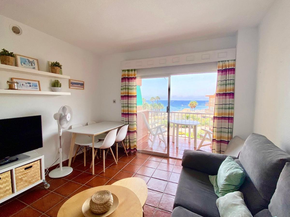 Genial Apartamento En 1A Linea De Playa Con Piscina 阿尔姆尼卡 外观 照片