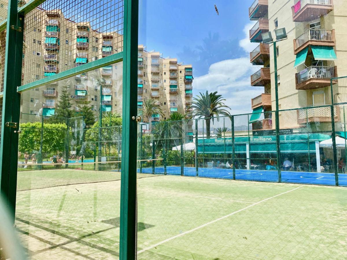 Genial Apartamento En 1A Linea De Playa Con Piscina 阿尔姆尼卡 外观 照片